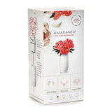 Amaranth 10-Inch Floral Care Impact Resistant Smarter Vase (White)