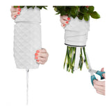 Amaranth 10-Inch Floral Care Impact Resistant Smarter Vase (White)