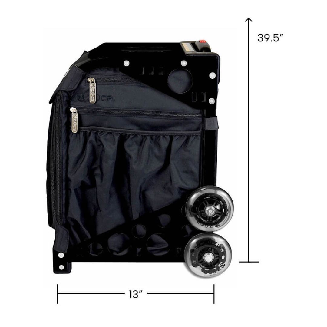 Zuca Sport PB Bundle, Black Frame, Black Trim Sport XO Insert Bag