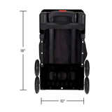 Zuca Sport PB Bundle, Black Frame, Black Trim Sport XO Insert Bag