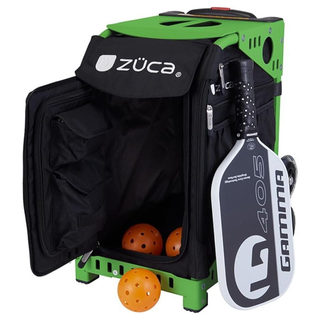 Zuca Sport PB Bundle, Black Frame, Green Trim Sport XO Insert Bag