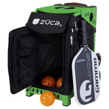 Zuca Sport PB Bundle, Black Frame, Green Trim Sport XO Insert Bag