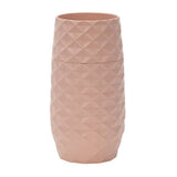Amaranth Diamond Pattern 7.5-Inch Vase with Water Draining Specialty