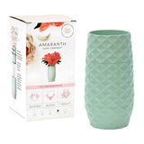 Amaranth Diamond Pattern 7.5-Inch Vase with Water Draining Specialty