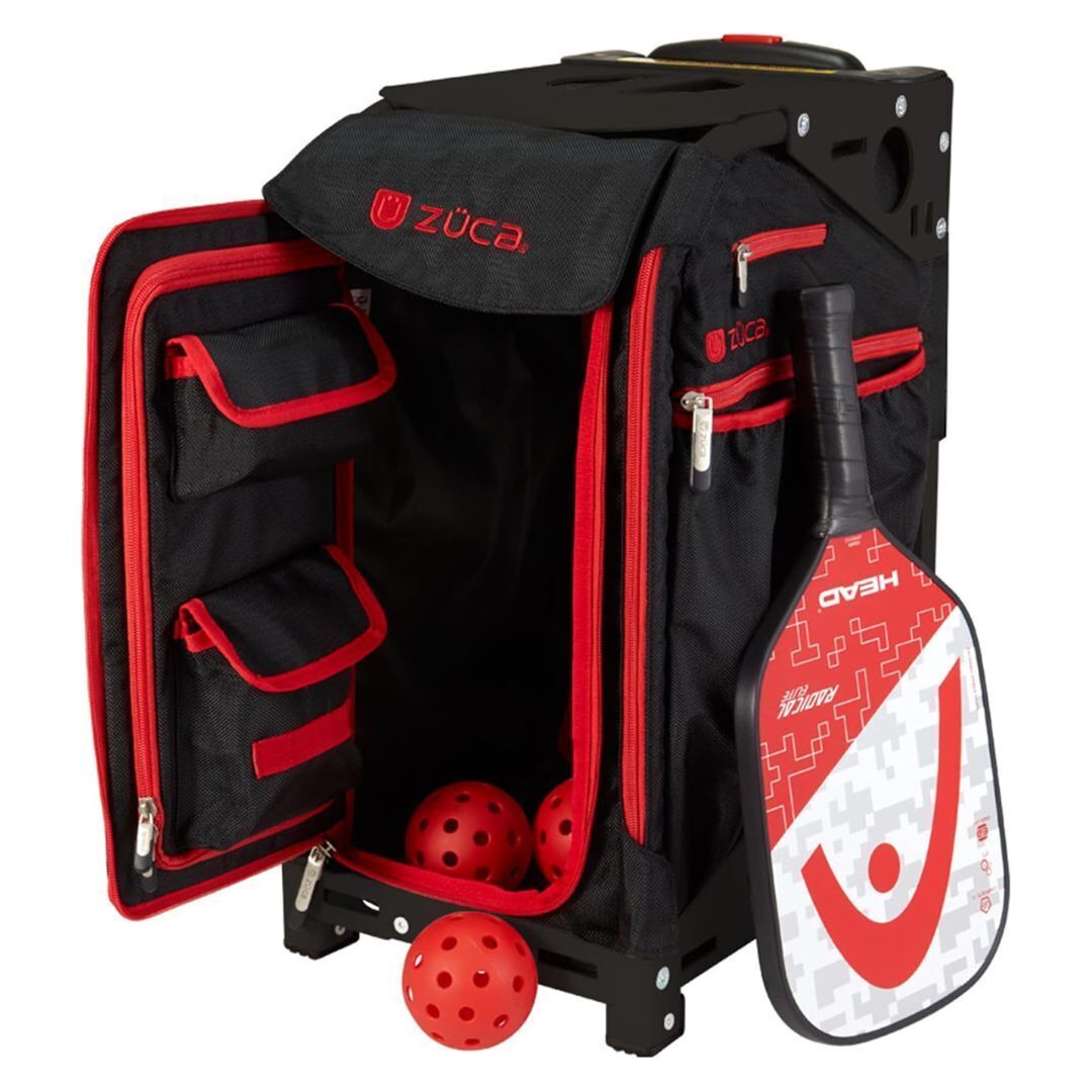 Zuca Pro PB Bundle, Black Frame, Red Trim Pro XO Insert Bag
