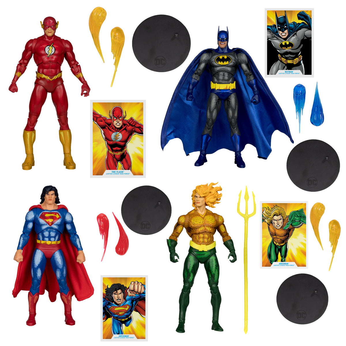 McFarlane Toys DC Multiverse Justice League Task Force Superman Figure Bundle