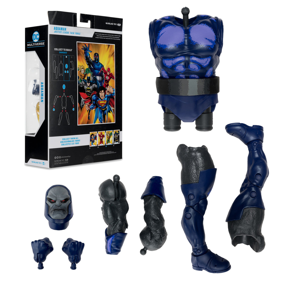 McFarlane Toys DC Multiverse Justice League Task Force Superman Figure Bundle