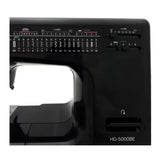 Janome HD 5000 Black Edition Heavy Duty Sewing Machine with Aluminum Body