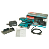 Makita Sheet Finishing Sander, 1/3 In, 1.7 A, Teal (BO3710)