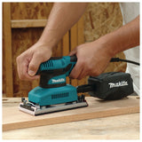 Makita Sheet Finishing Sander, 1/3 In, 1.7 A, Teal (BO3710)