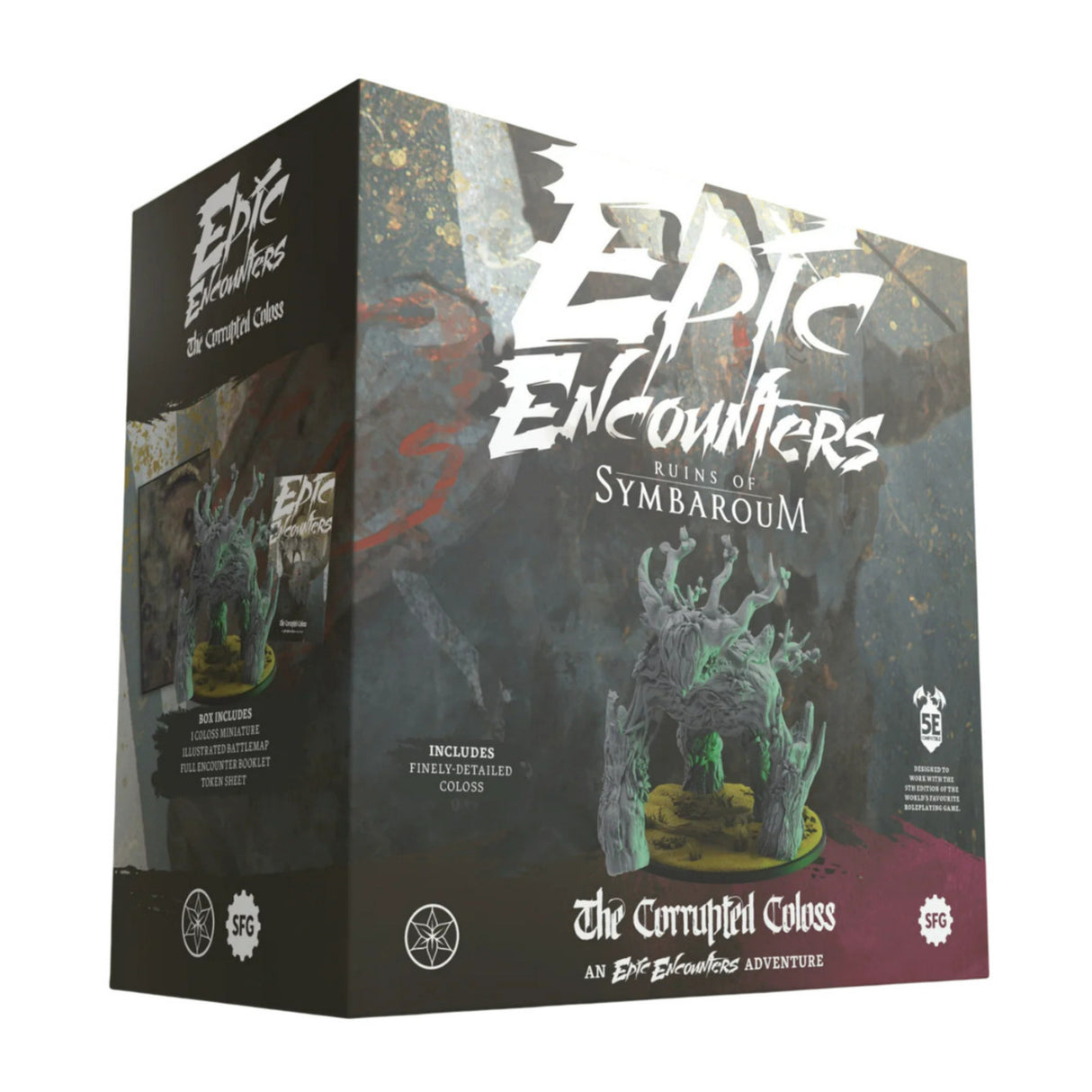 Steamforged Games Epic Encounters Ruins of Symbaroum The Corrupted Coloss Game