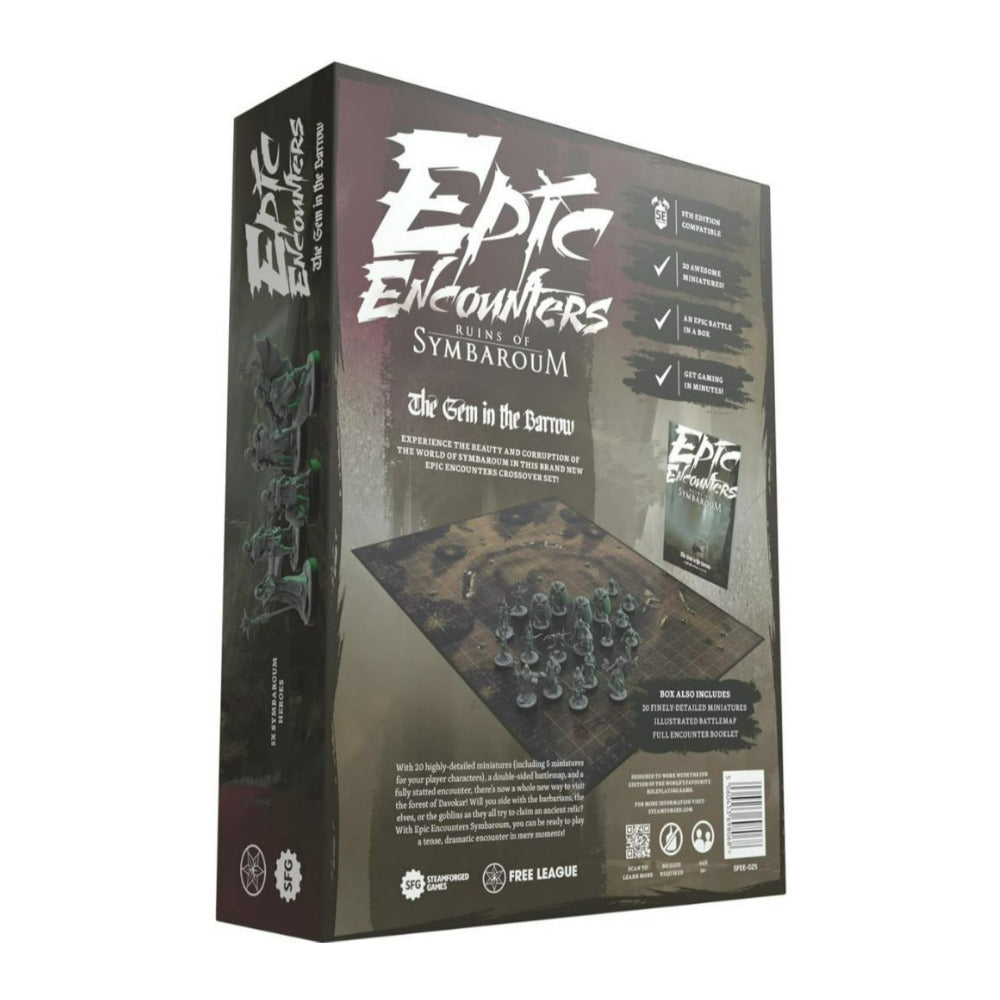 Steamforged Games Epic Encounters Ruins of Symbaroum The Gem in the Barrow Game