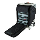 Zuca Flyer Rolling Carry On Case Travel Bag with Black and Silver Frame