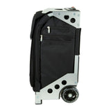Zuca Flyer Rolling Carry On Case Travel Bag with Black and Silver Frame