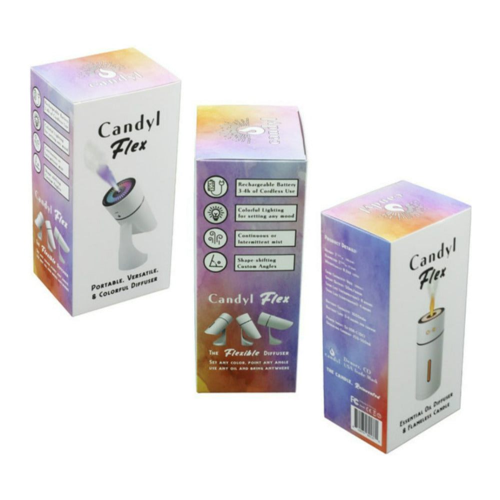 Candyl Flex Colorful White Diffuser with Flexible Body and Portable Size
