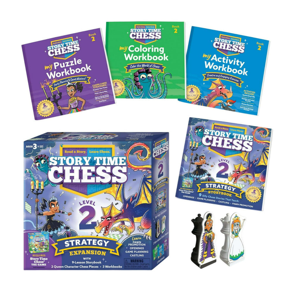 Story Time Chess Level 2 Strategy Expansion Beginner Kids Award Winning Set