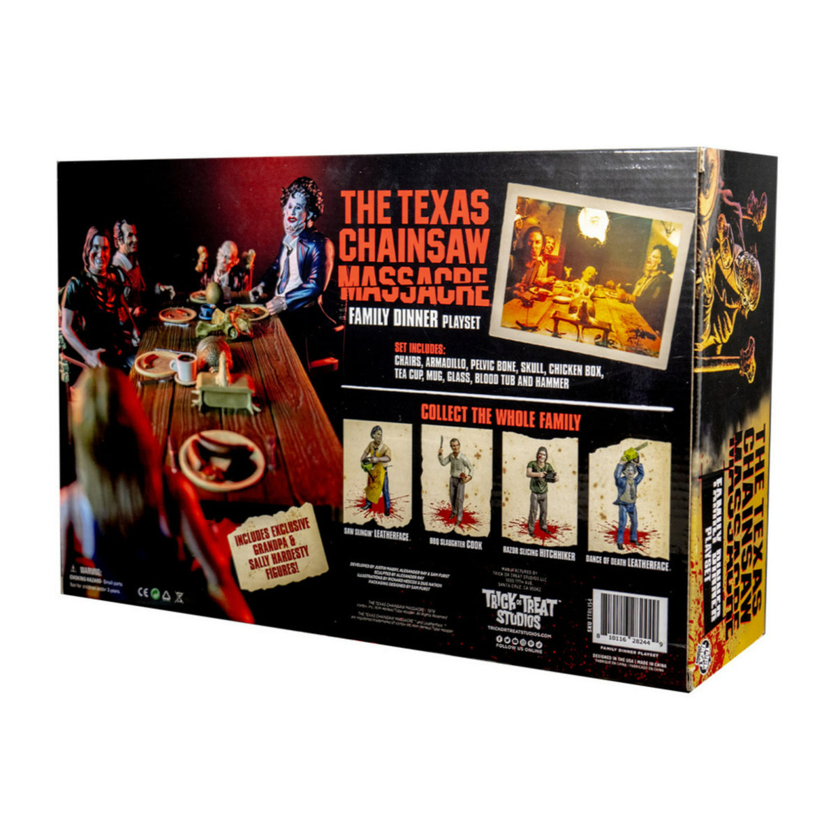 Trick or Treat The Texas Chainsaw Massacre 1974 Dinner Scene Playset