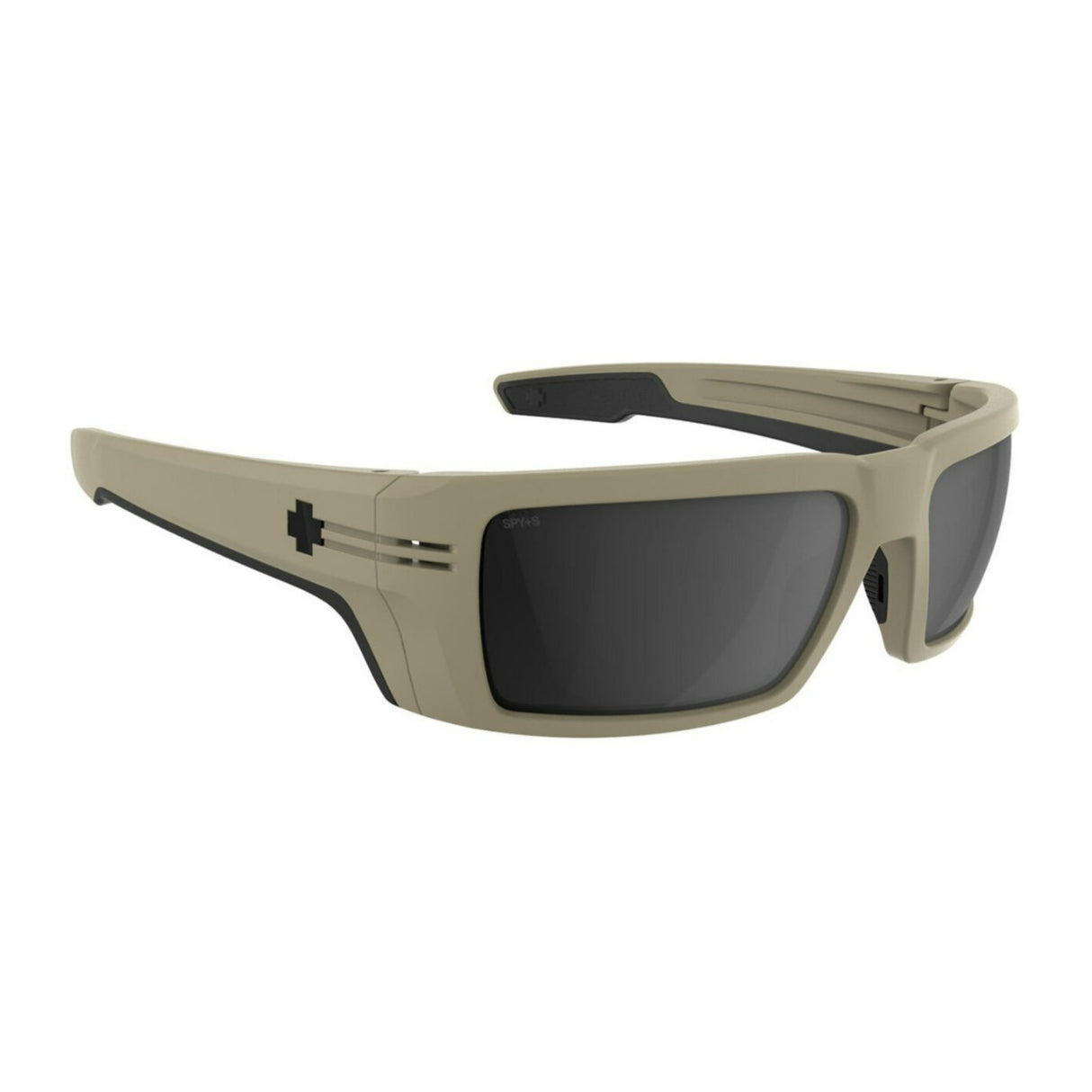 SPY Optic Rebar SE Matte Sand and Happy Gray Medium to Large Fit Sunglasses