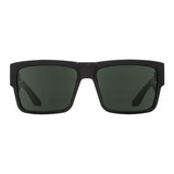 SPY Optic Cyrus Black and HD Plus Gray Green Medium to Large Fit Sunglasses