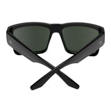 SPY Optic Cyrus Black and HD Plus Gray Green Medium to Large Fit Sunglasses