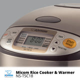 Zojirushi Micom Rice Cooker and Warmer (10-Cup) with Cookbook Bundle