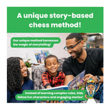 Story Time Chess Level 1 Kids Sets and Level 2 Strategy Expansion Set Bundle