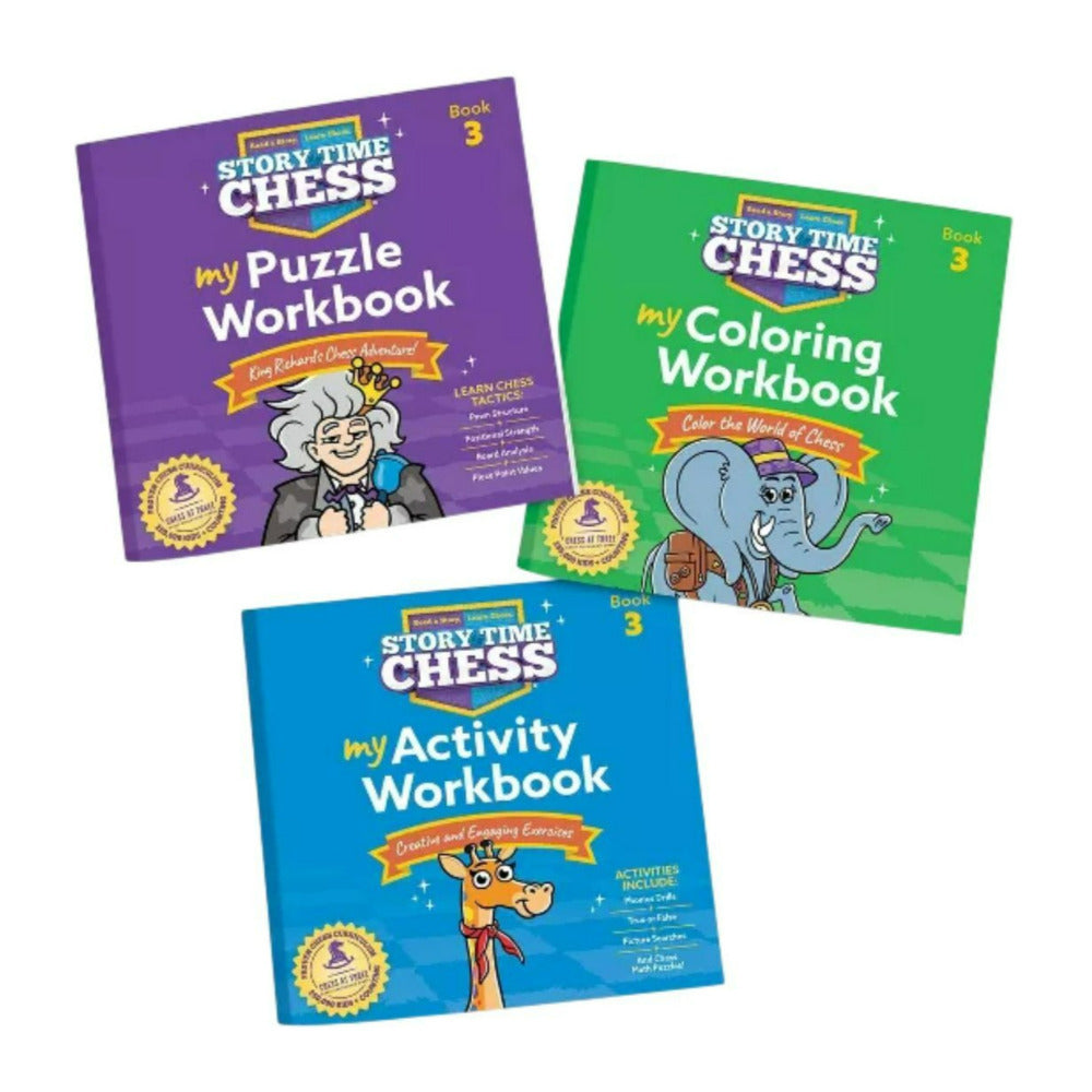 Story Time Chess Level 3 Tactics Game Expansion Kids Sets for Piece Point Values