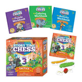 Story Time Chess Level 3 Tactics Game Expansion Kids Sets for Piece Point Values