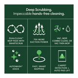 iRobot Roomba Plus 405 70x Suction Black Combo Robot Vacuum with AutoWash Dock