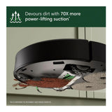 iRobot Roomba Plus 405 70x Suction Black Combo Robot Vacuum with AutoWash Dock