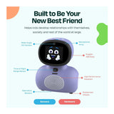 Miko Mini Interactive GPT Powered Purple AI Kids Robot for STEAM Learning