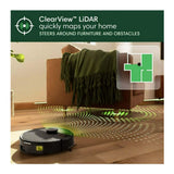 iRobot Black Roomba 105 Vac Robot Plus AutoEmpty Dock with 4 Suction Levels