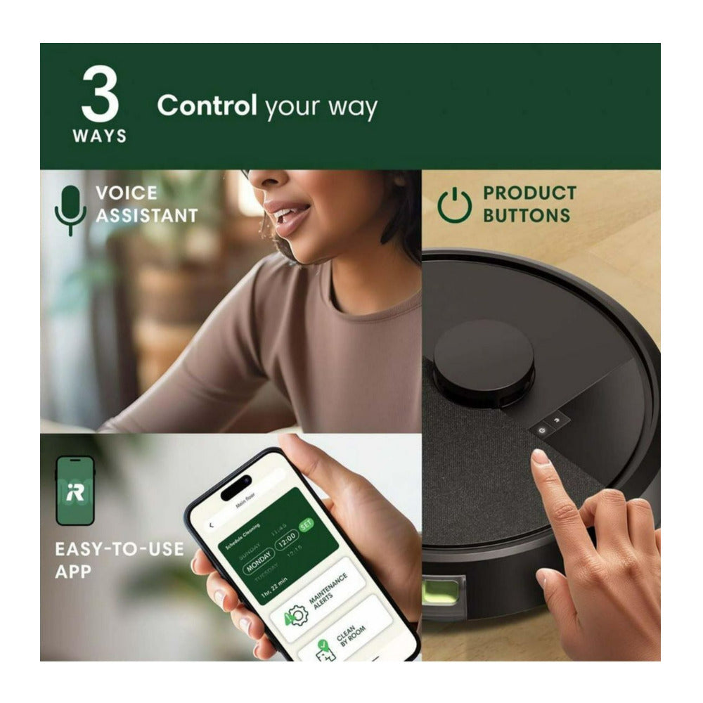 iRobot Black Roomba 105 Vac Robot Plus AutoEmpty Dock with 4 Suction Levels