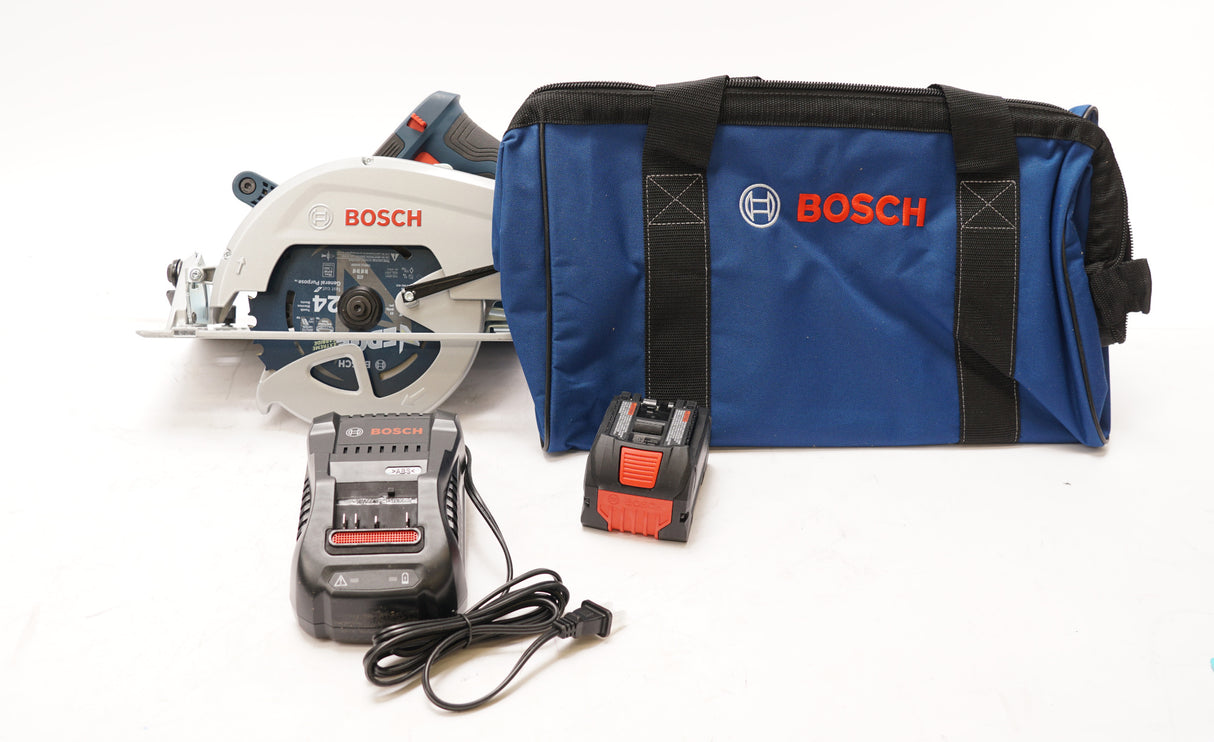BOSCH GKS18V-26LB14 PROFACTOR 18V Blade-Left 7-1/4 In. Circular Saw Kit with (1 (Used)