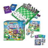 Story Time Chess Level 1 Kids Sets and Level 2 Strategy Expansion Set Bundle