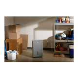 GE Energy Star 50 Pint Portable Gray Dehumidifier with Alarm Alert