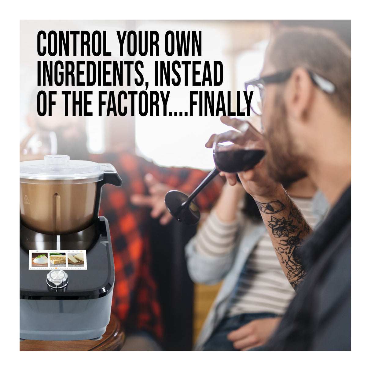 Fromaggio Smart Home Cheese Maker with App Control and Custom Recipes