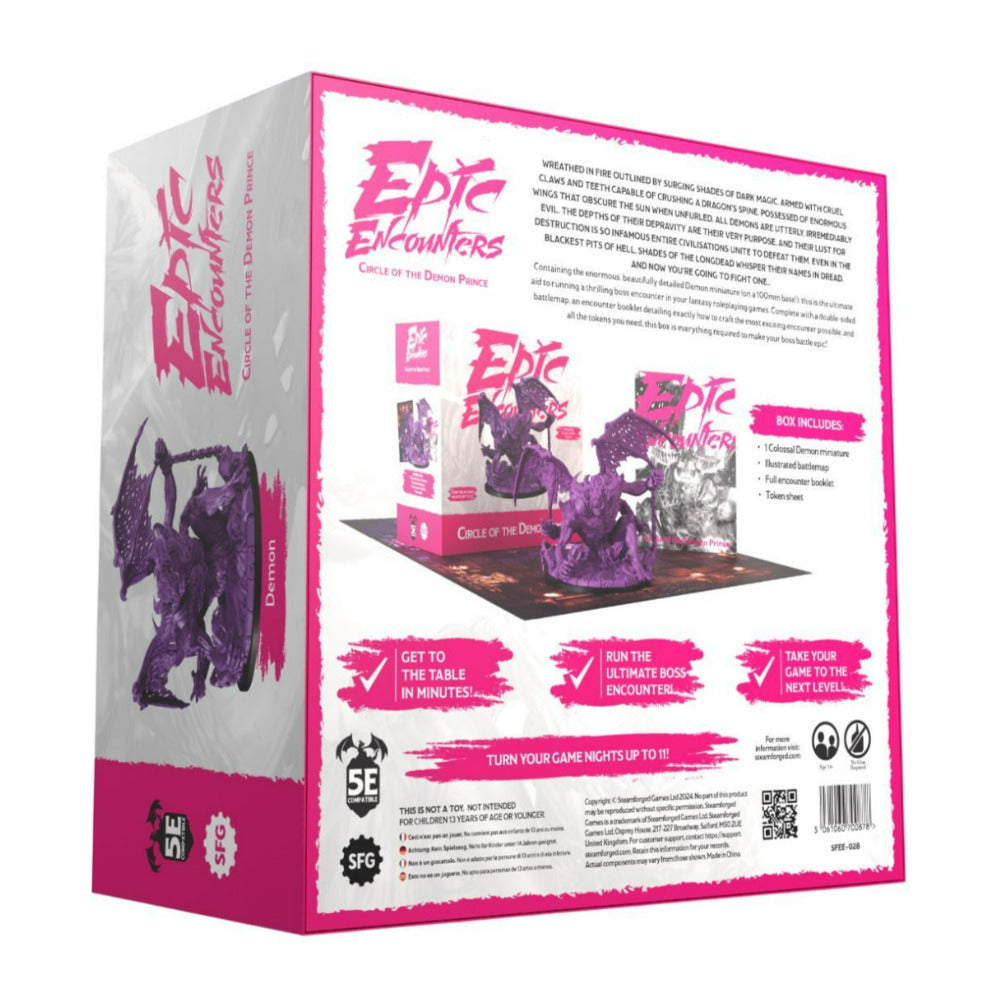 Steamforged Games Epic Encounters Circle of the Demon Prince 5e Compatible Game