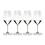 RIEDEL Performance Riesling Fruit Forward White Wine Crystal Clear Glass 4 Pack