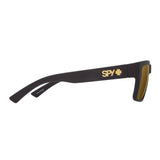 Spy Optic Montana Sunglasses with Black Soft Matte Frame and HD Plus Bronze Lens