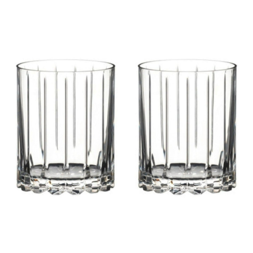 RIEDEL Dishwasher Safe 2 Pack Clear Resort Retail Double Rocks Tumbler