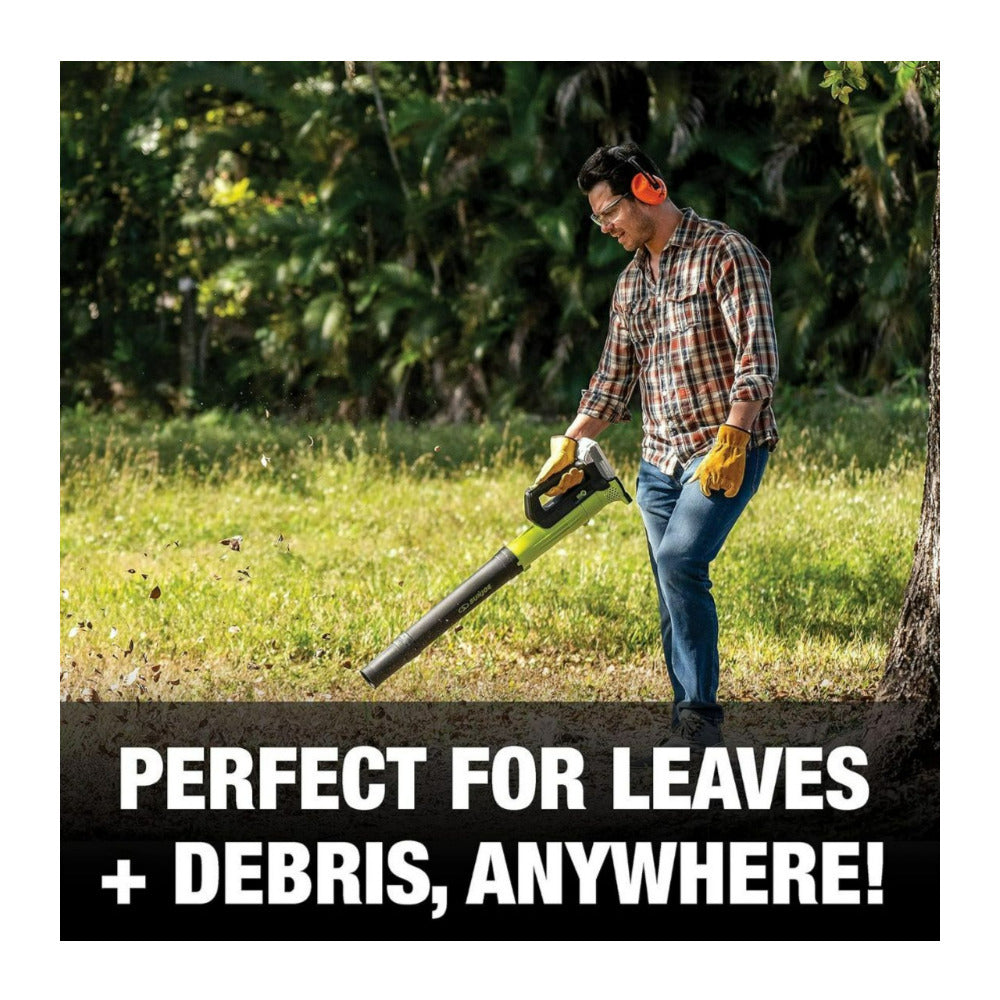 Sun Joe 24V TB LTE 24 Volt Cordless Compact Turbine Jet Blower with 350W Motor