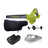 Sun Joe 24V IONMAX Blower Plus Vacuum 2-in-1 with 2-Speed Lightweight