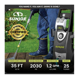 Sun Joe 13 AMP Electric Pressure Power Washer with 2030 PSI and 1.2 GPM