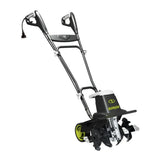 Sun Joe TJ603E 16 Inch Electric Black and Green Garden Tiller Cultivator