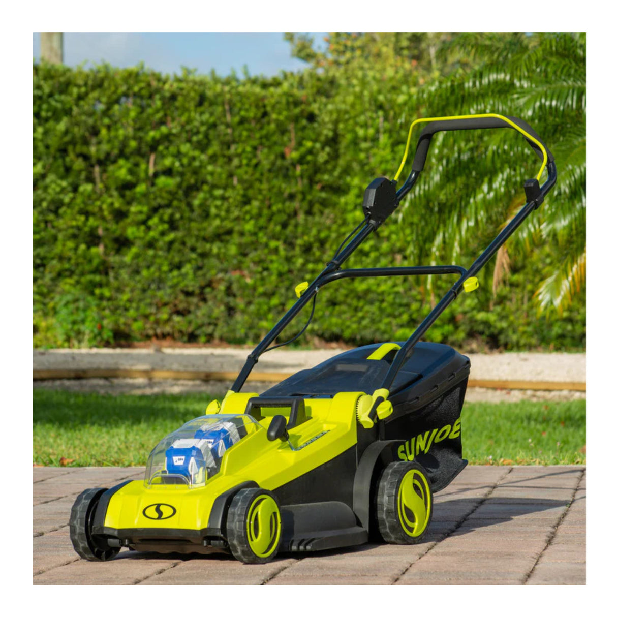 Sun Joe 48 Volt 670W Cordless Mulching Walk Behind Lawn Mower (24V-X2-17LM)