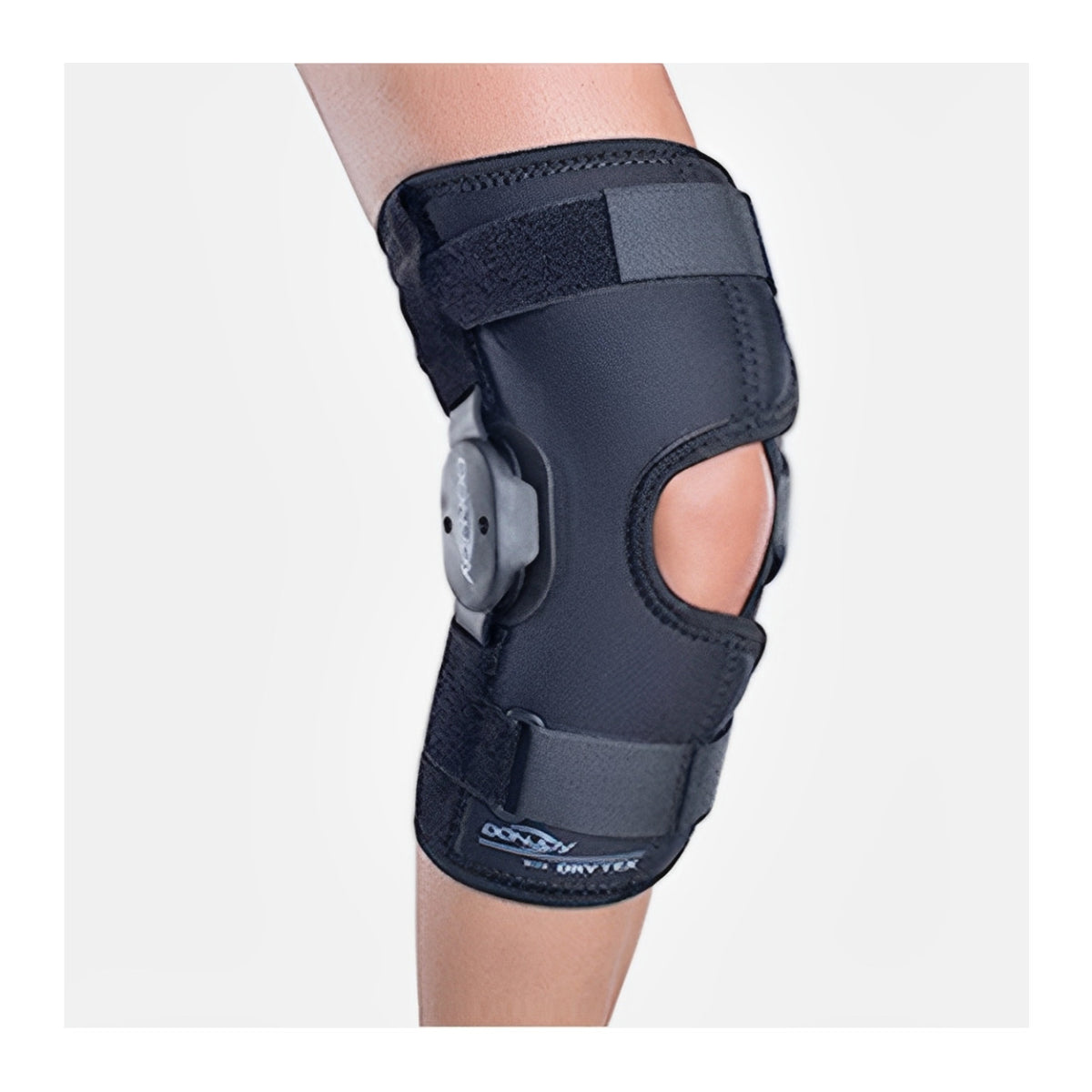 DonJoy Deluxe Hinged Knee Wrap Around Brace with Breathable Lycra Fabric (3-XL)