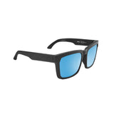 Spy Helm Tech Sunglasses Matte Black - Happy Boost Bronze Polar Ice Blue Mirror