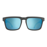SPY Helm Happy Gray Green Polar with Light Blue Spectra Mirror Lens Sunglasses