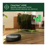 iRobot Roomba 205 DustCompactor Vac Robot Black Vacuum with 70x Suction Power